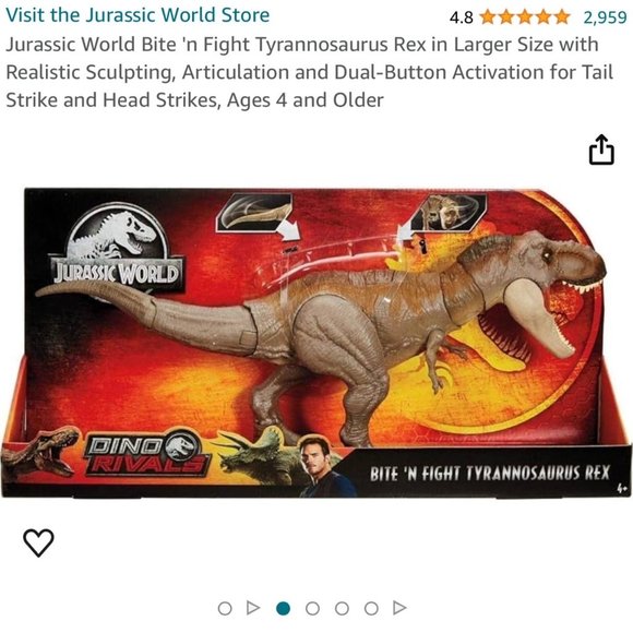 Jurassic World T-Rex Toys - Picture 5 of 5
